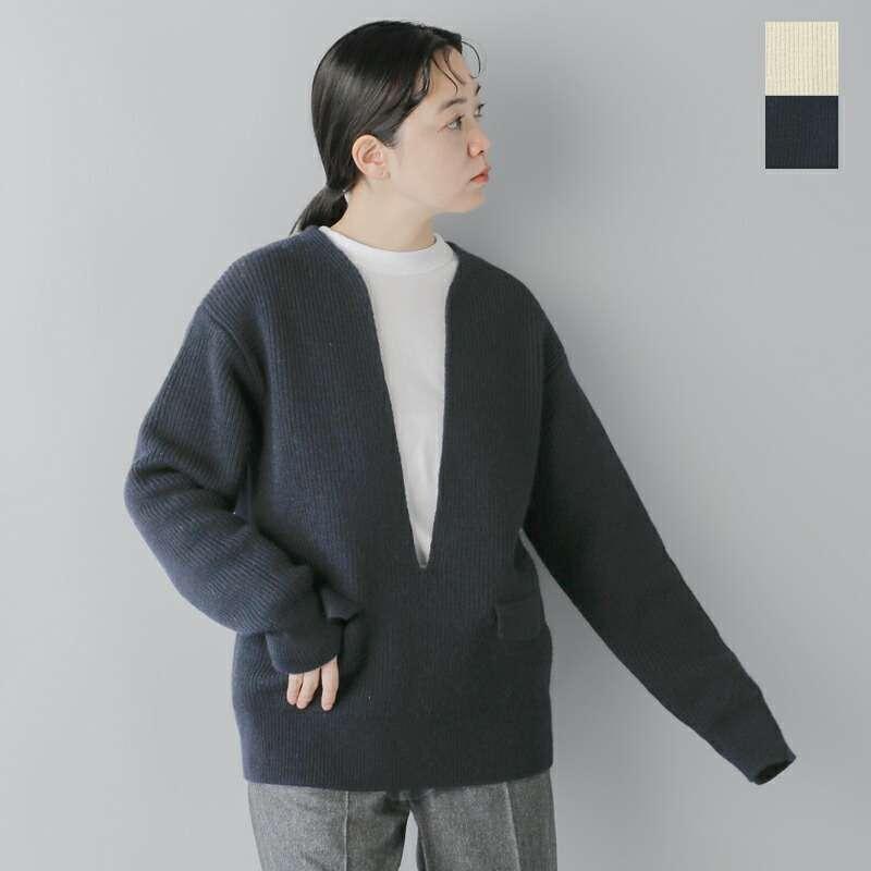 LOEFF ロエフ  ウールヤーン 畔編 スリットネック プルオーバー 8813-199-0067-rf 2025aw新作 レディース ☆☆ クーポン対象 LOEFF（ロエフ） セール【30%OFF】ロエフ ウールヤーン 畔編 スリット