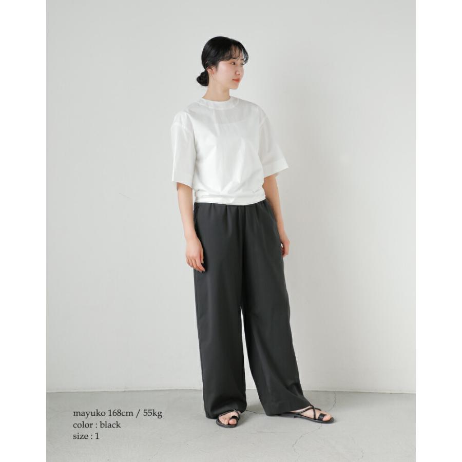 ロエフ LOEFF  ウールトロ ハーレム パンツ 8814-2-000006 レディース  春夏 2026ss新作の画像