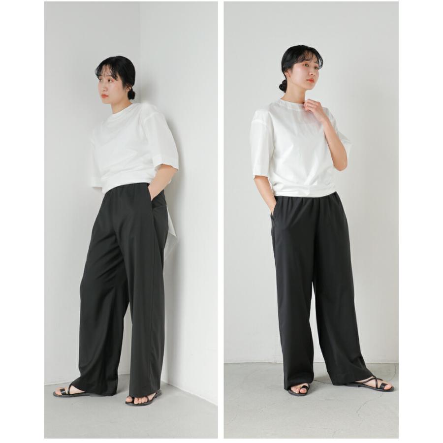ロエフ LOEFF  ウールトロ ハーレム パンツ 8814-2-000006 レディース  春夏 2026ss新作の画像