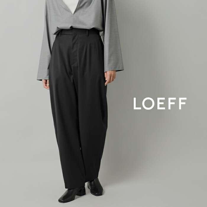 LOEFF ロエフ ウールトロ ボンタン トラウザー パンツ 8814-2-020260