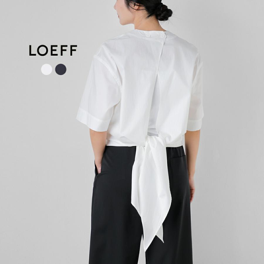 LOEFF（ロエフ） スビンコットンブロード フィッシュテイル シャツ 