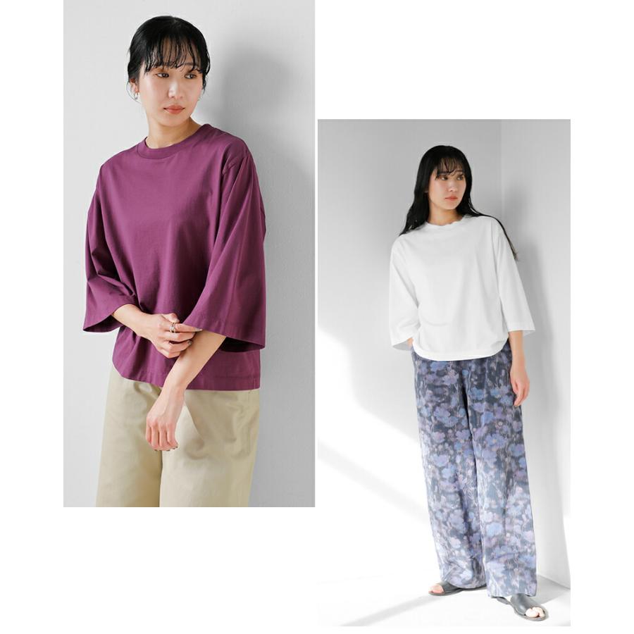 LOEFF（ロエフ） スビンコットン天竺 ボックス Tシャツ 8817-6-000004