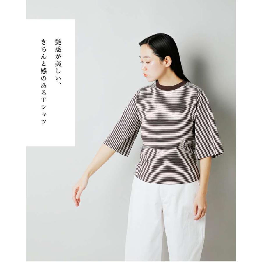 LOEFF/ロエフ SVN CTN DLMN T 長袖Tシャツ ブラック LOEFF アウトレット！ロエフ Tシャツ 無地 ボーダー スビン