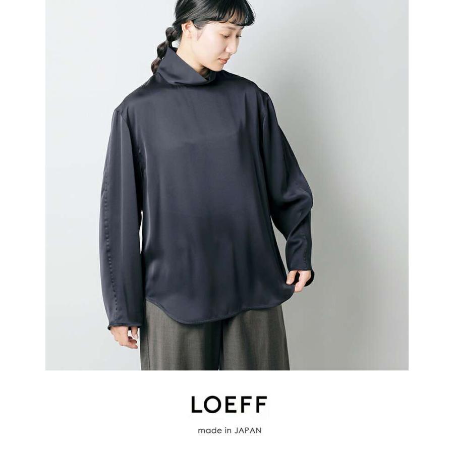 【25SS】LOEFF ロエフ シャツ ブラウス シアー LOEFF（ロエフ）の「＜LOEFF＞レーヨンスパン シアー ハイネック