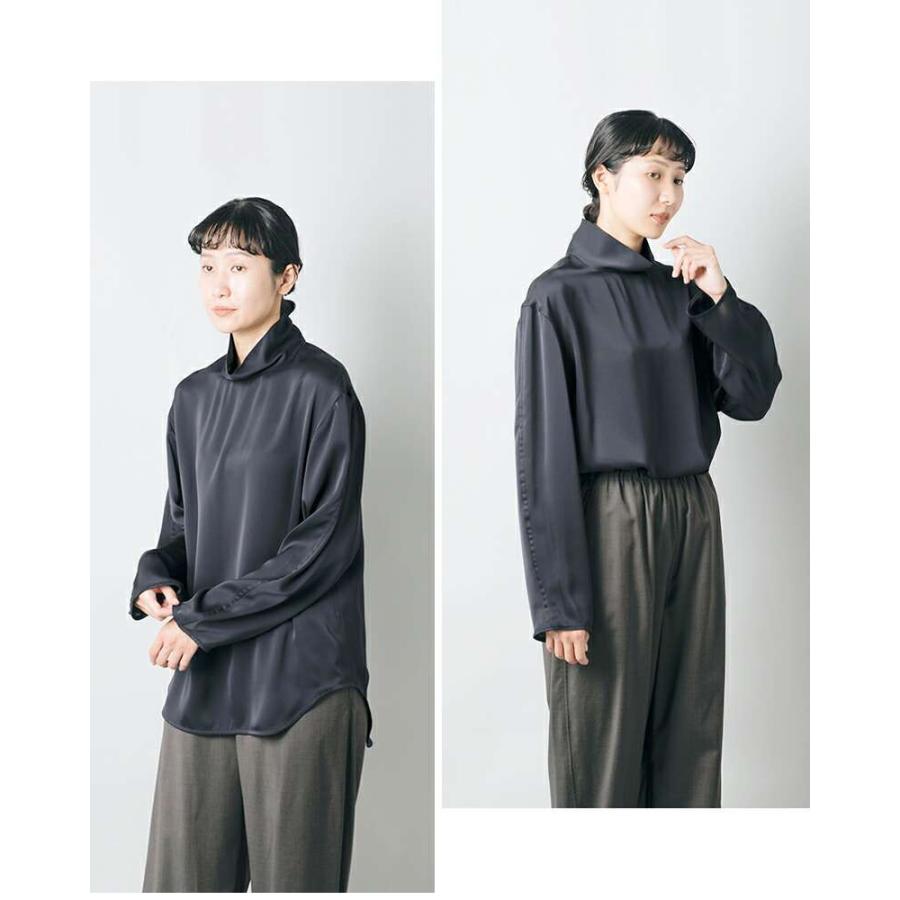 【25SS】LOEFF ロエフ シャツ ブラウス シアー LOEFF（ロエフ）の「＜LOEFF＞レーヨンスパン シアー ハイネック