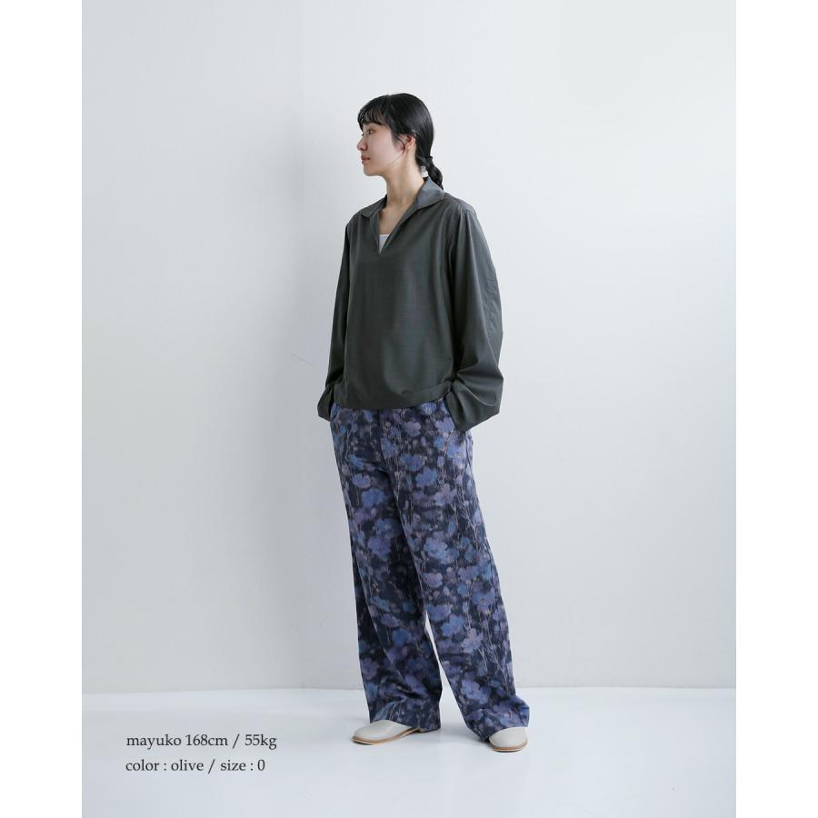 LOEFF（ロエフ） ウールトロ スキッパーシャツ 8881-2-000004 