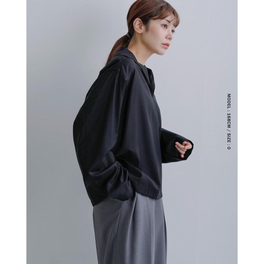 LOEFF（ロエフ） セール【30%OFF】ロエフ ウールトロ スキッパーシャツ