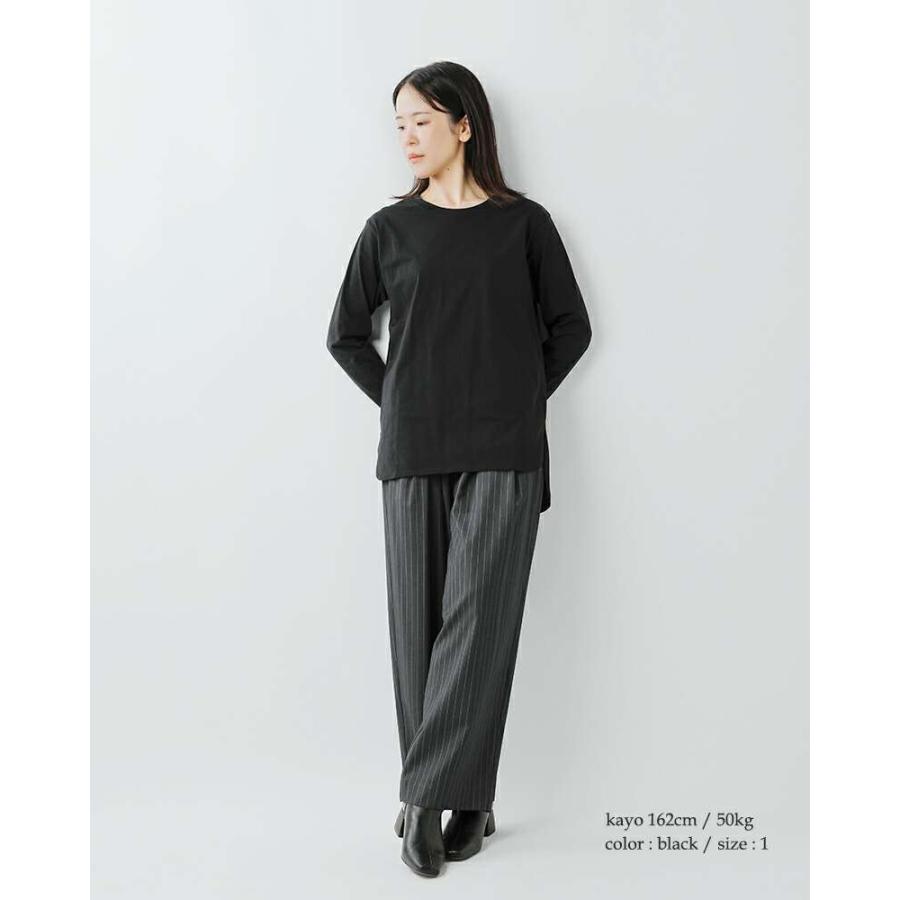 squady（スカディ） コットン天竺 長袖 Tシャツ 903-5810 レディース