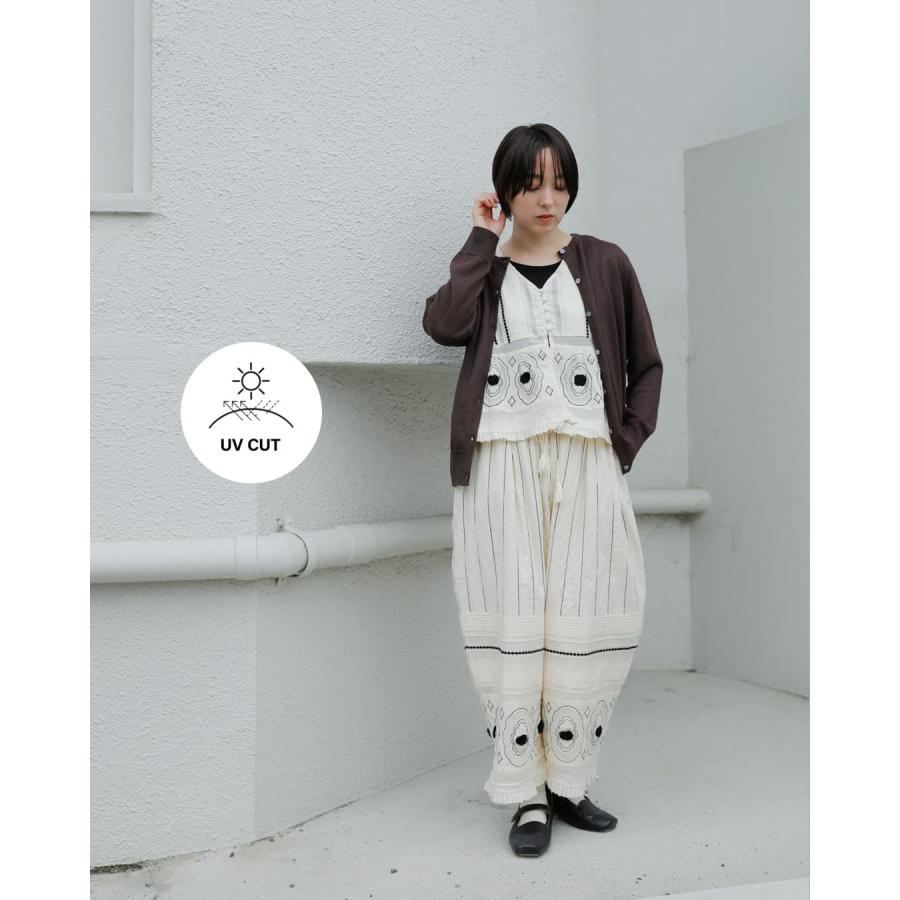 mao made（マオメイド） aranciato別注 UVカット リネン クルーネック