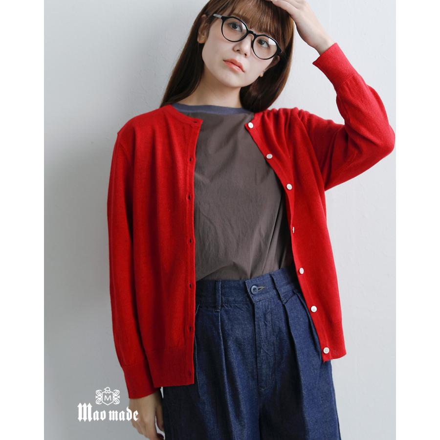 mao made（マオメイド） aranciato別注 UVカット リネン クルーネック