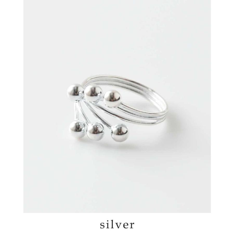 オーラ aura シルバー925 6ボール デザイン リング 6ball design ring