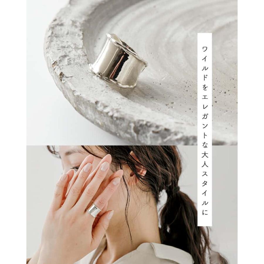 aura オーラ シルバー925 フリー ワイド リング free wide ring a-r036