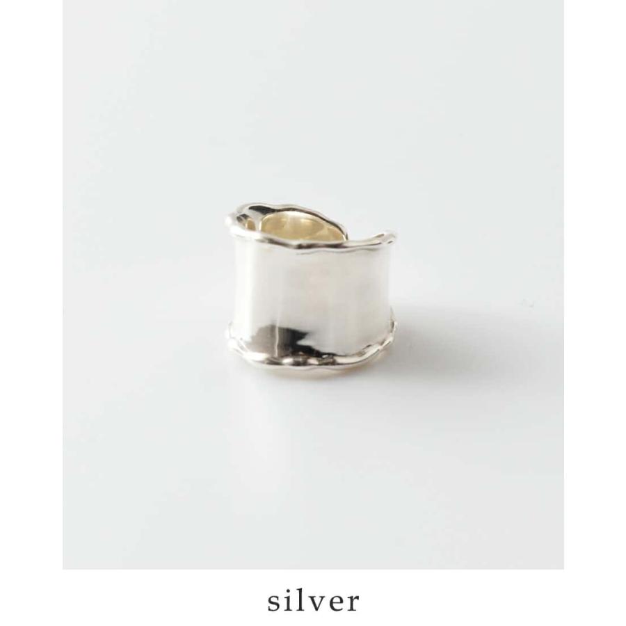 aura オーラ シルバー925 フリー ワイド リング free wide ring a-r036の画像