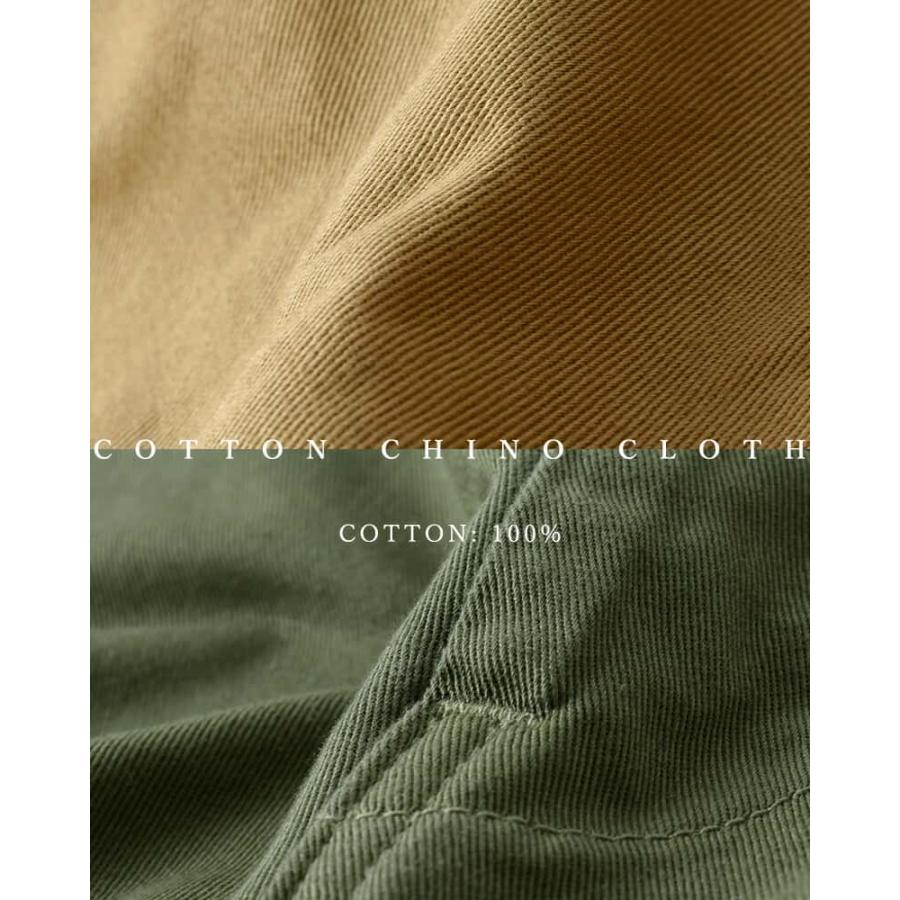 HARVESTY（ハーベスティ） コットン チノクロス ガーメントダイ