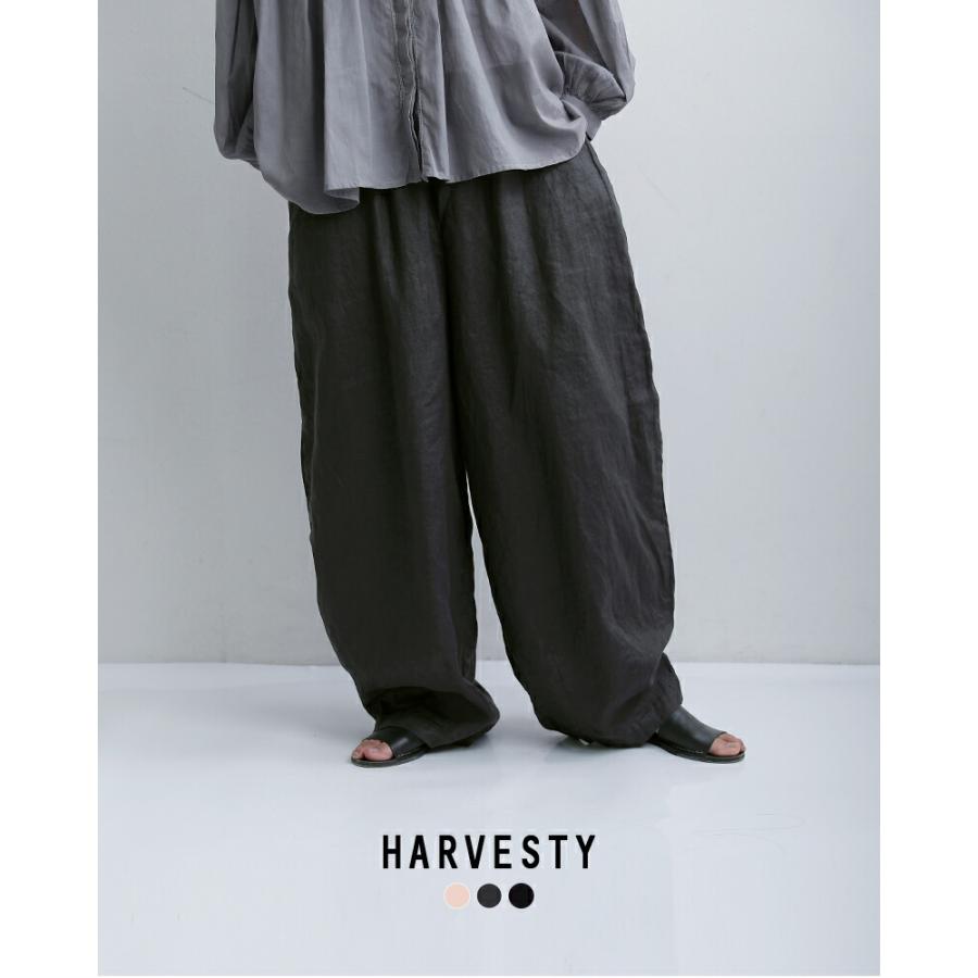 ハーベスティ HARVESTY  リネンキャンバス イージー サーカスパンツ a12608 ユニセックス  春夏 2026ss新作の画像