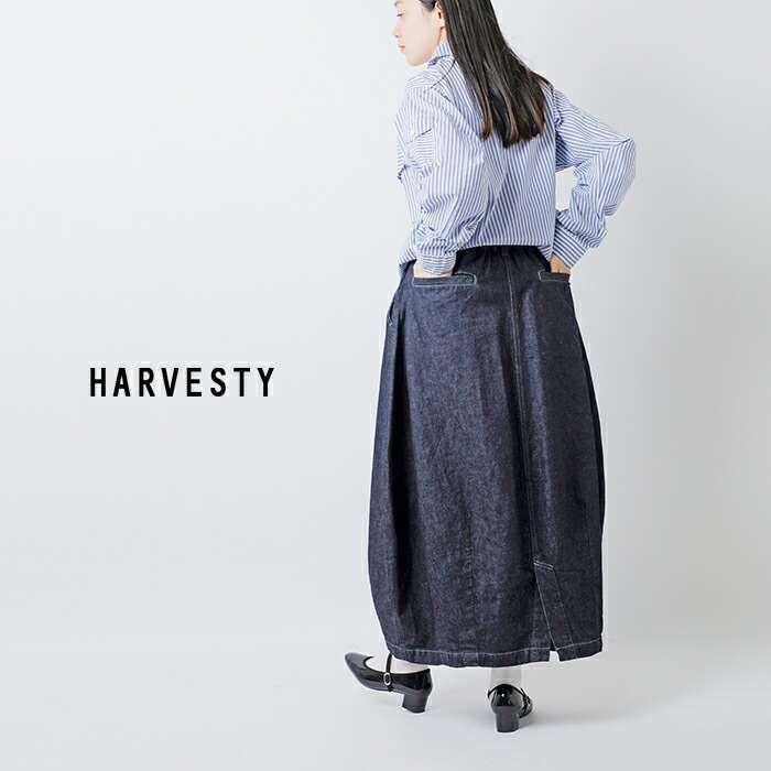 ハーベスティ HARVESTY  10oz デニム サーカス スカート a22504  レディースの画像