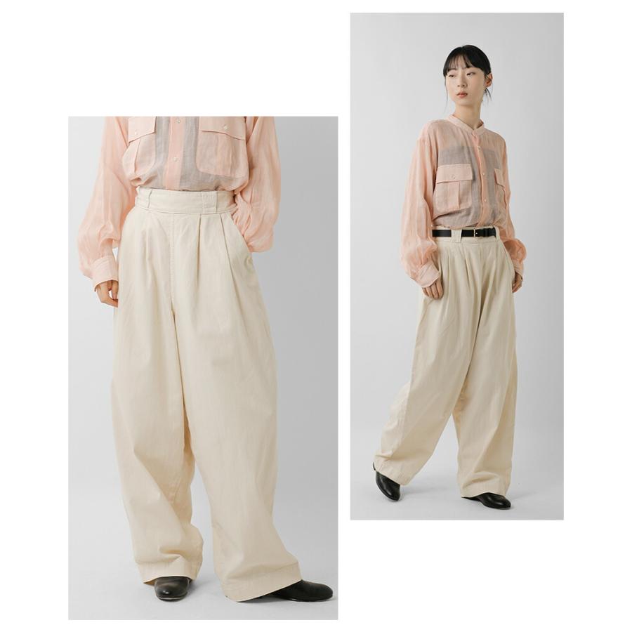 HARVESTY（ハーベスティ） デニム ワイド エッグパンツ a22601