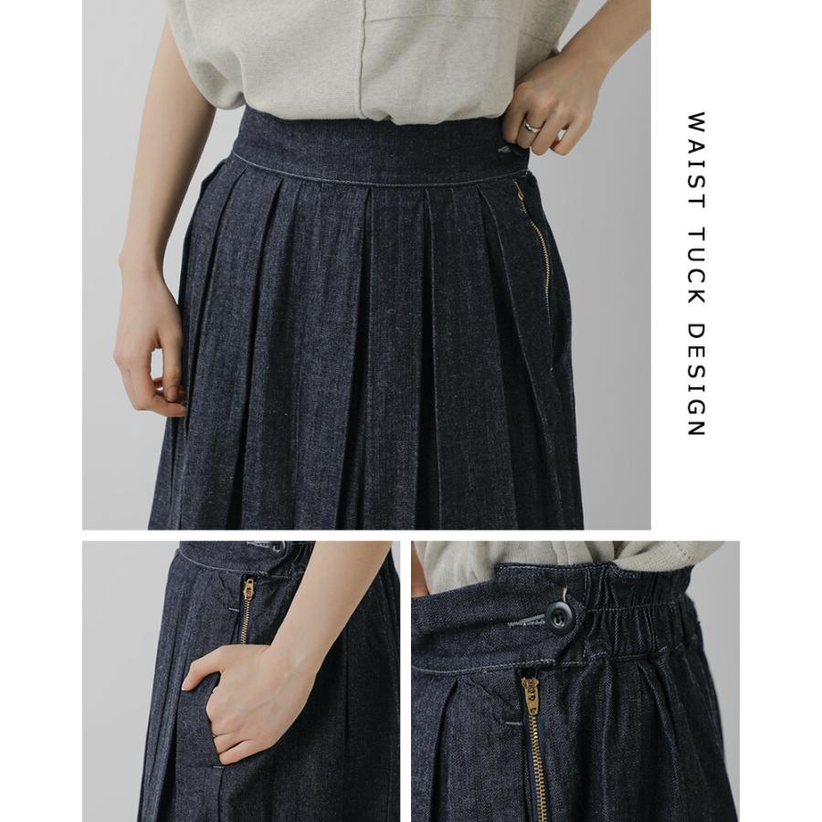 HARVESTY（ハーベスティ） デニム サーカス キュロットパンツ a22602