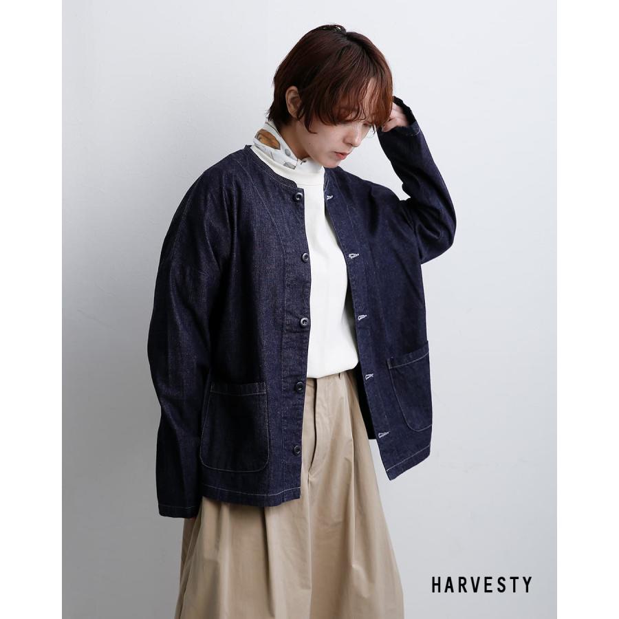 HARVESTY 8oz デニム アトリエ ジャケット A31802-8 HARVESTY（ハーベスティ） HARVESTY 8oz デニム アトリエ ジャケット