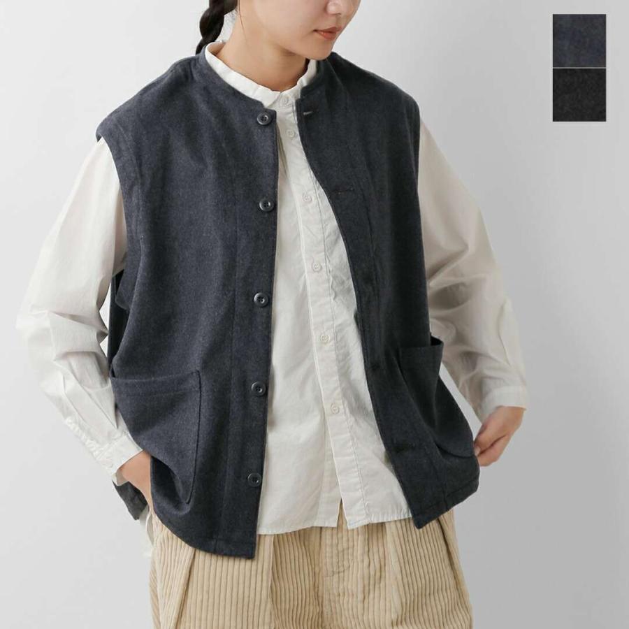 HARVESTY（ハーベスティ） ウール ビーバー アトリエ ベスト a32518