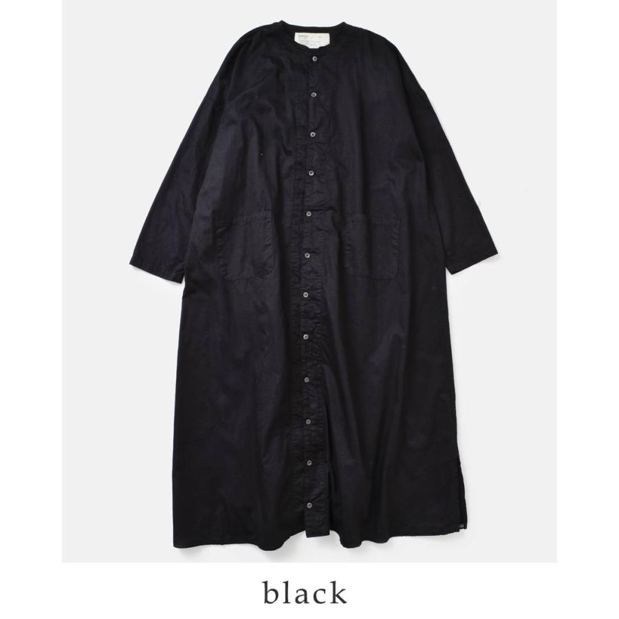 HARVESTY（ハーベスティ） コットン サテン アトリエ ローブ コート