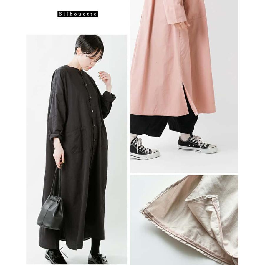 HARVESTY（ハーベスティ） コットン サテン アトリエ ローブ コート