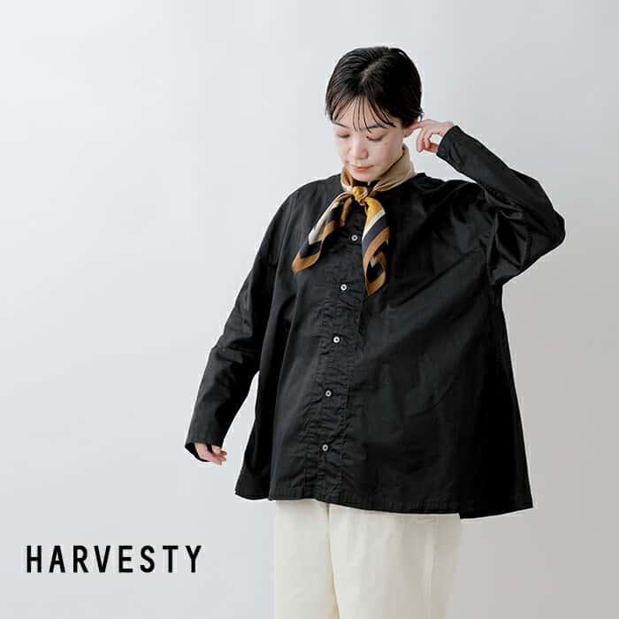 ハーベスティ HARVESTY コットン サテン アトリエ ブラウス a42301｜aranciato｜02