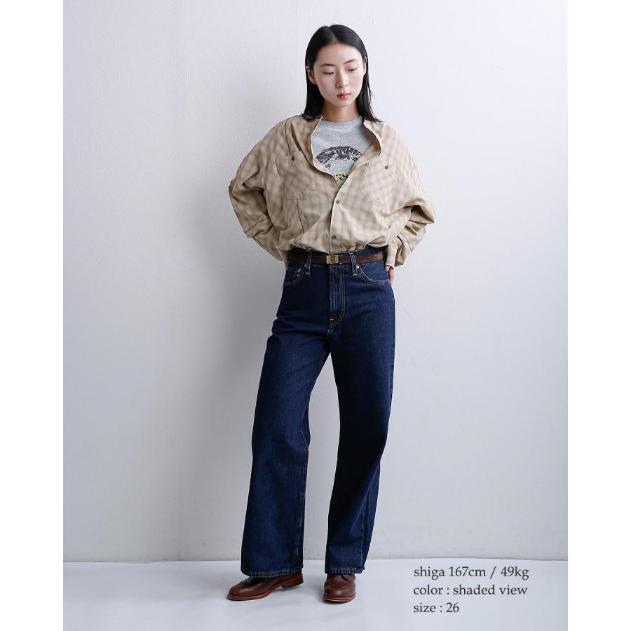 Levi's（リーバイス） Levi's コットン デニム ワイドレッグパンツ