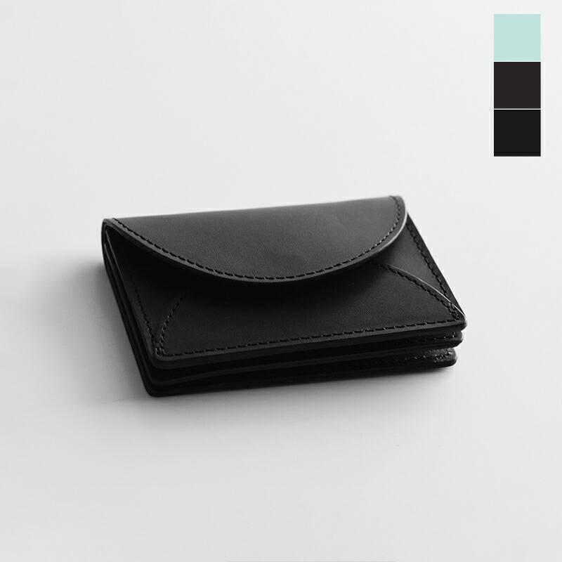 イロセ　 コンパクト財布 黒 SEAMLESS COMPACT WALLET シームレスコンパクトウォレット