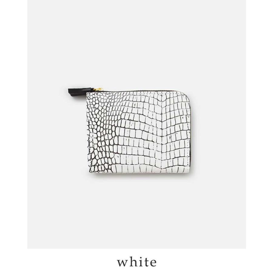 SUNNEI スンネイ レザー ストラップ ウォレット クロコ型押し 美品 SUNNEI スンネイ レザー ストラップ ウォレット クロコ型押し 美