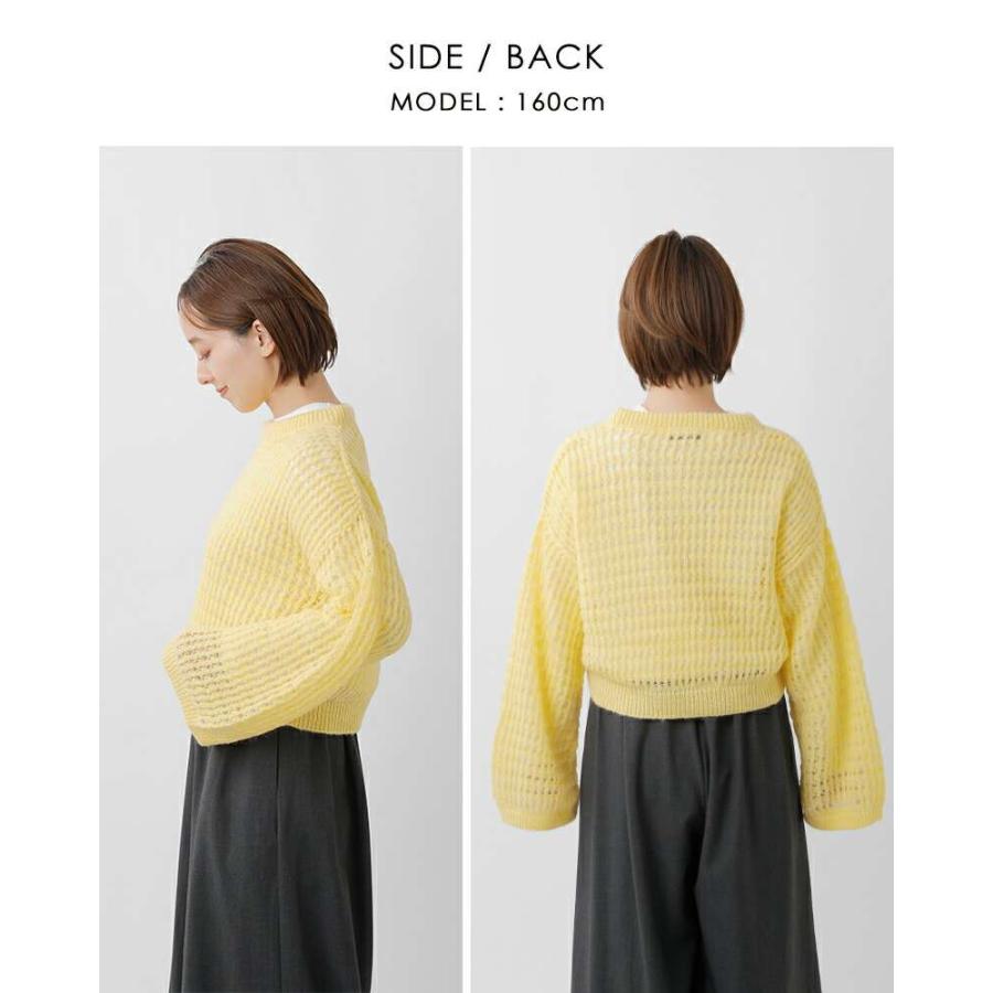 TRICOTS JEAN MARC トリコット ジーン マルク モヘア ブレンド ワイドスリーブ ニット プルオーバー andy-mn 2025aw新作 レディース ☆☆ クーポン対象 TRICOTS JEAN MARC セール【20%OFF】トリコット ジーン マルク モヘア