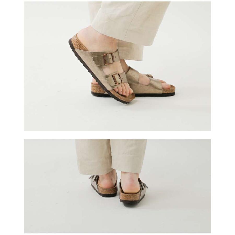 ビルケンシュトック BIRKENSTOCK アリゾナ ビルコフロー グレイスフル メタリック ナロー サンダル Arizona arizona-bf-same3 ユニセックスの画像