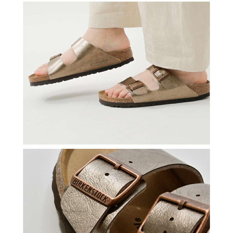 ビルケンシュトック BIRKENSTOCK アリゾナ ビルコフロー グレイスフル メタリック ナロー サンダル Arizona arizona-bf-same3 ユニセックスの画像