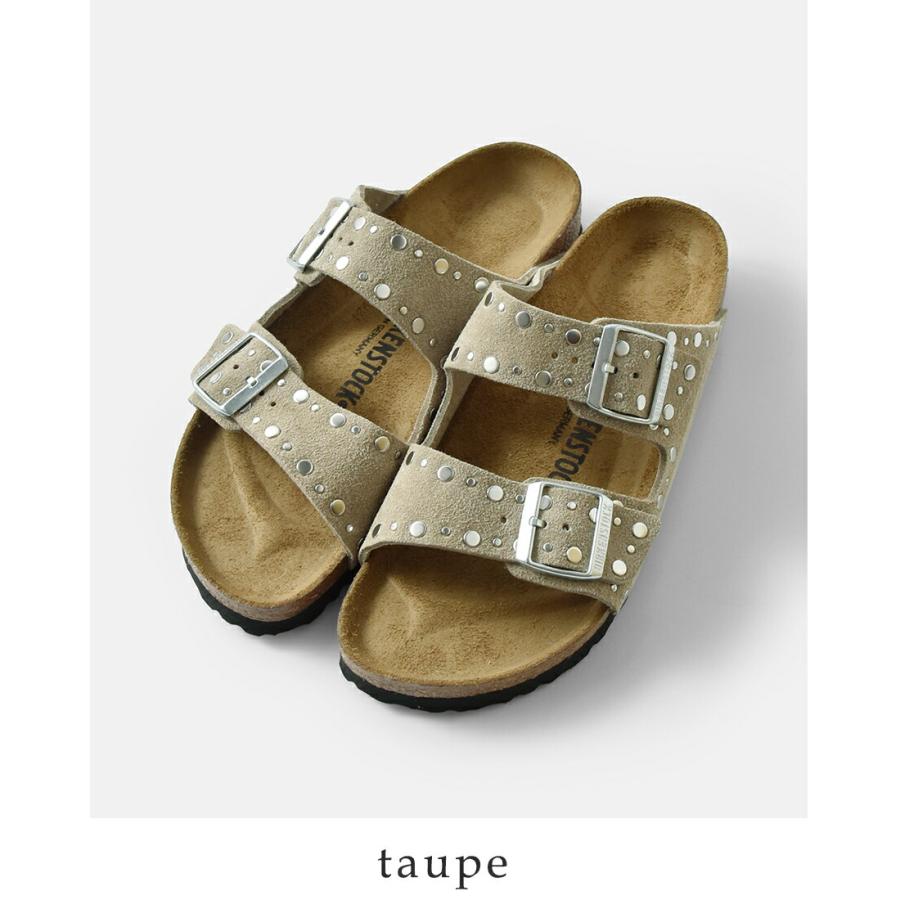 ビルケンシュトック アリゾナ リベット トープ Arizona Rivets Suede Leather in Color Taupe | BIRKENSTOCK US