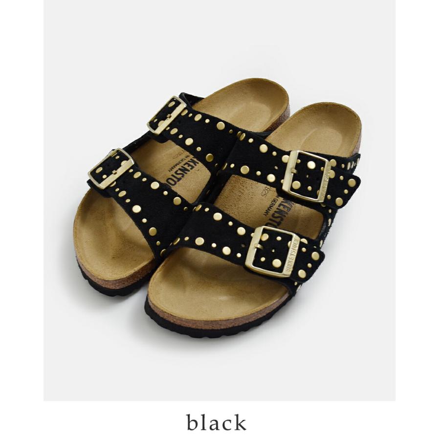 新品・未使用【BIRKENSTOCK】レザーサンダル/アリゾナ/ナロー幅(24) BIRKENSTOCK（ビルケンシュトック） アリゾナ リベット スエード