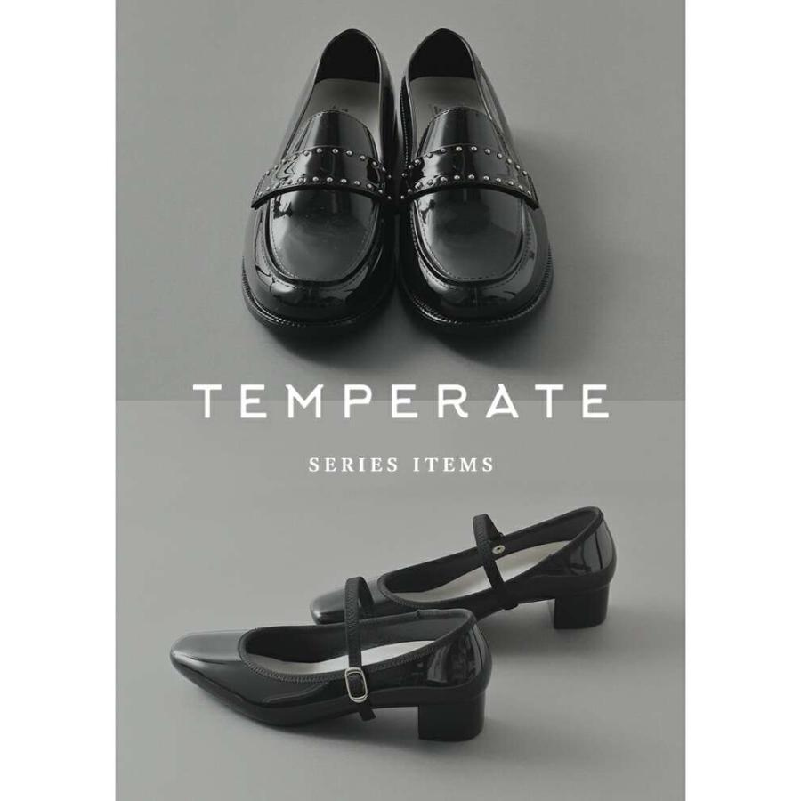 TEMPERATE（テンパレイト） リボン レイン スリッポン シューズ AUDREY