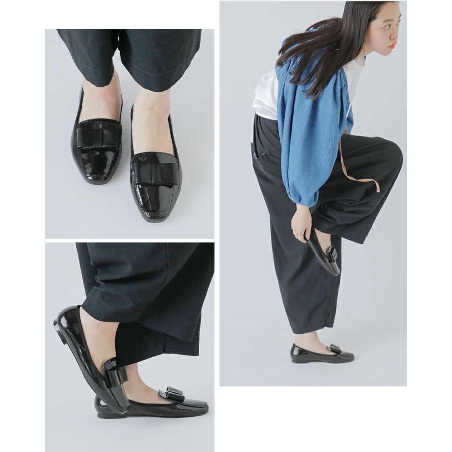 TEMPERATE（テンパレイト） リボン レイン スリッポン シューズ AUDREY