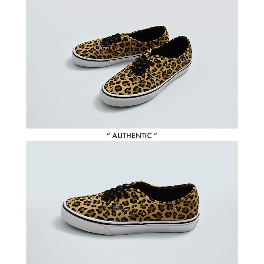 vans オーセンティック レオパード インソールカスタム VANS（ヴァンズ） オーセンティック レオパード ローカット スニーカー