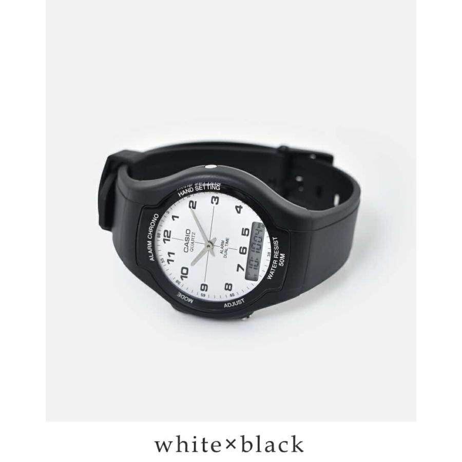 CASIO（カシオ） スタンダード アナデジ 腕時計 aw-90h-7bvdf