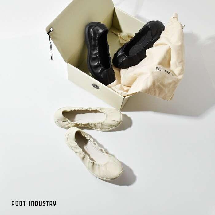 FOOT INDUSTRY フットインダストリー シープレザー バレエ シューズ