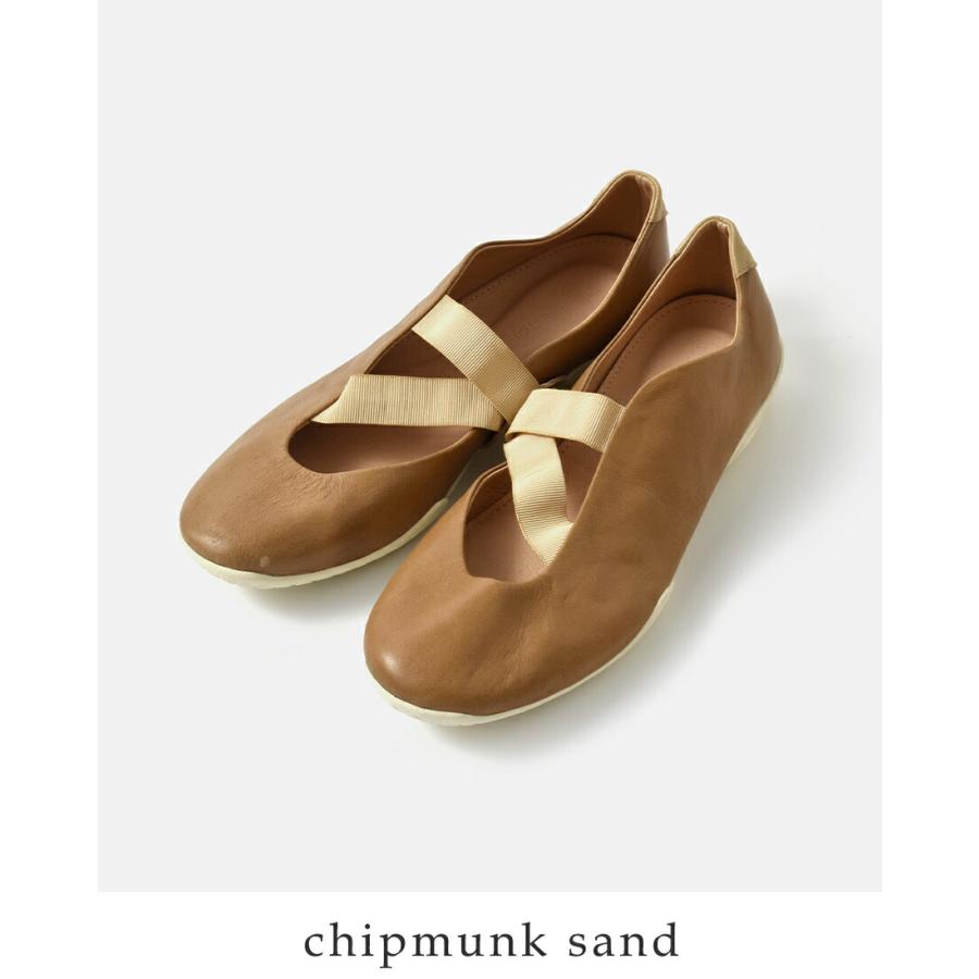 フットインダストリー FOOT INDUSTRY レザー ツーストラップ バレエ