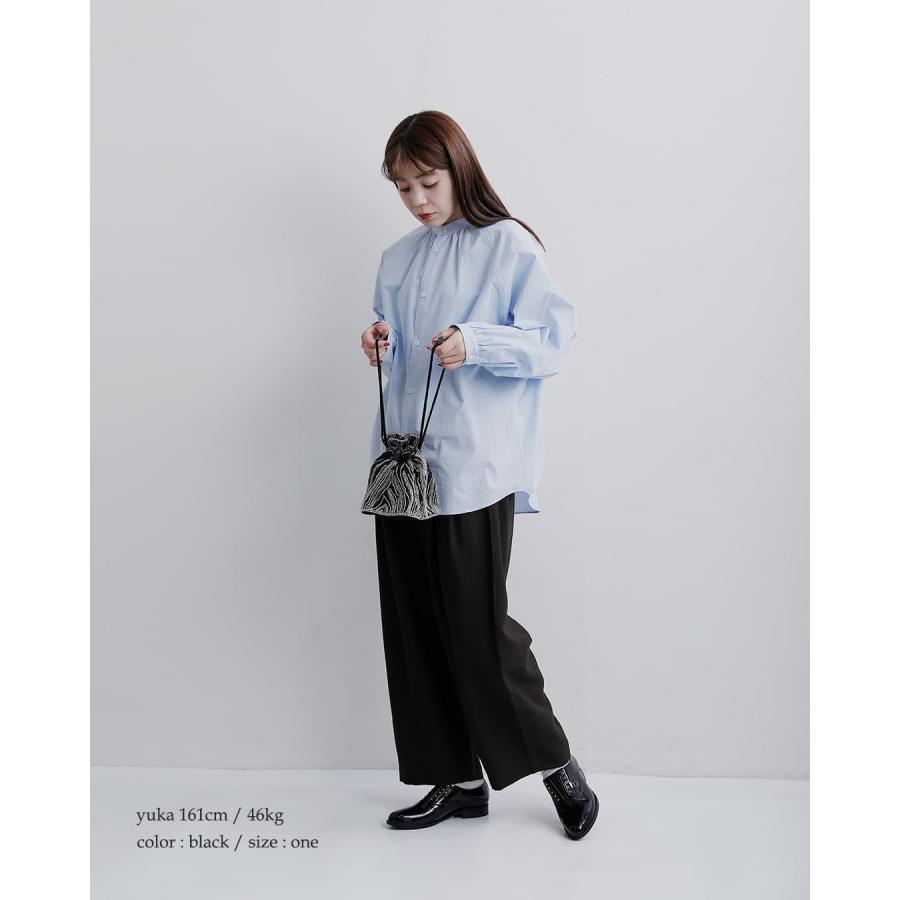 MARCHER（マルシェ） 巾着 ガラスビーズ ショルダーバッグ b-shoulder
