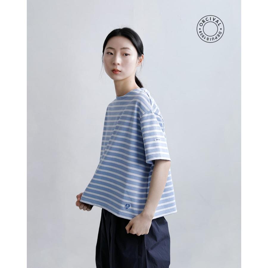 オーチバル ORCIVAL  オーシバル コットンロード クルーネック 半袖 Tシャツ b258-26ss  春夏 レディース海外出荷不可 2026ss新作の画像