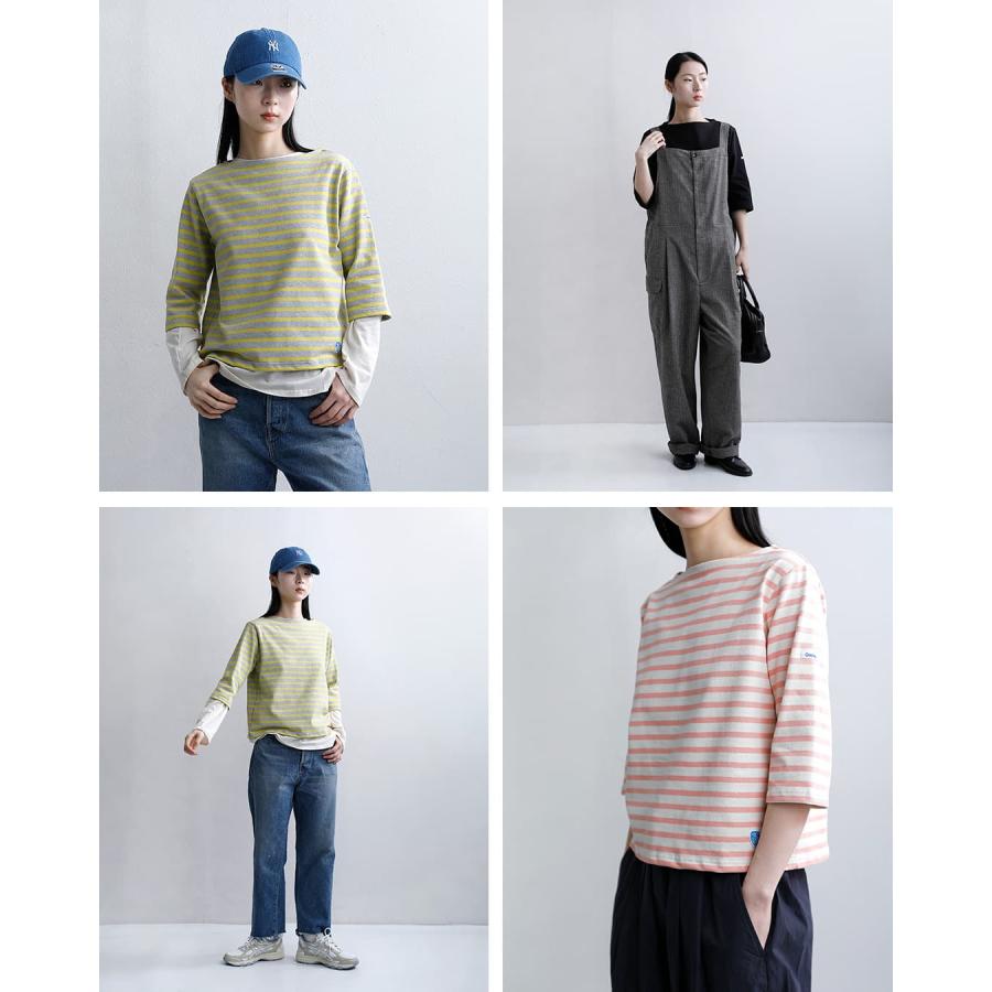 オーチバル ORCIVAL  オーシバル コットンロード ショートレングス ボートネック 半袖 Tシャツ b512 レディース  春夏海外出荷不可 2026ss新作の画像