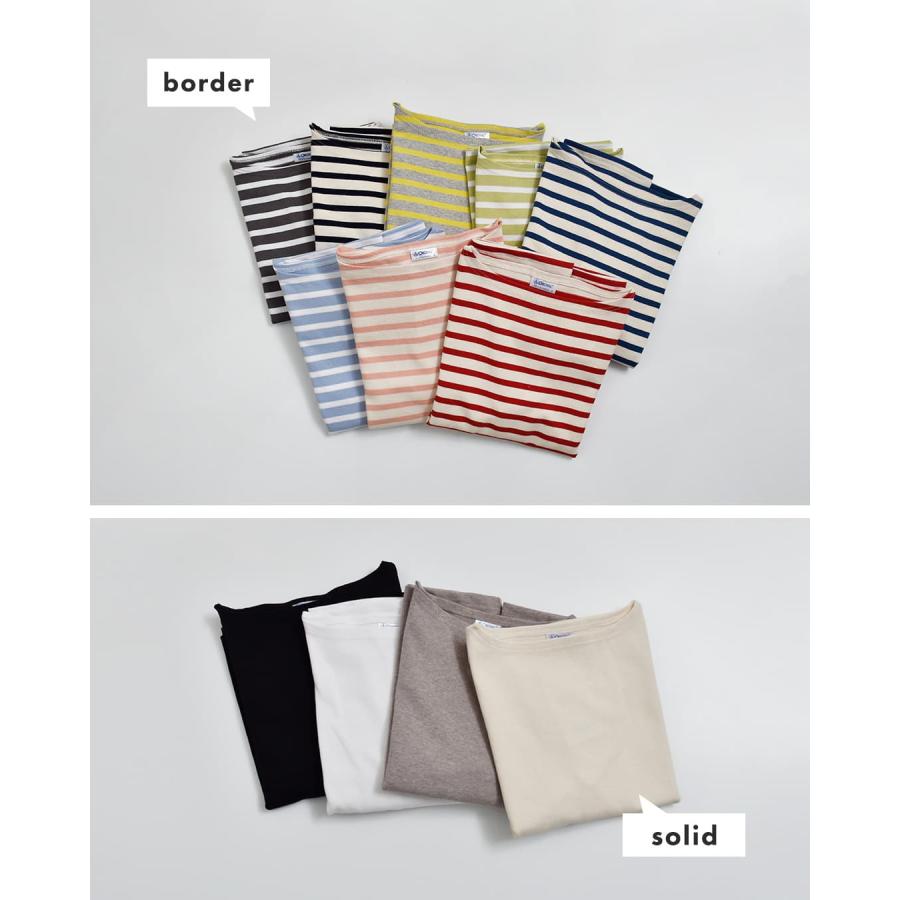 オーチバル ORCIVAL  オーシバル コットンロード ショートレングス ボートネック 半袖 Tシャツ b512 レディース  春夏海外出荷不可 2026ss新作の画像