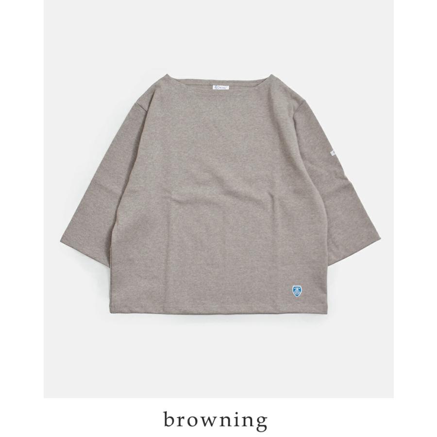 オーチバル ORCIVAL  オーシバル コットンロード ショートレングス ボートネック 半袖 Tシャツ b512 レディース  春夏海外出荷不可 2026ss新作の画像