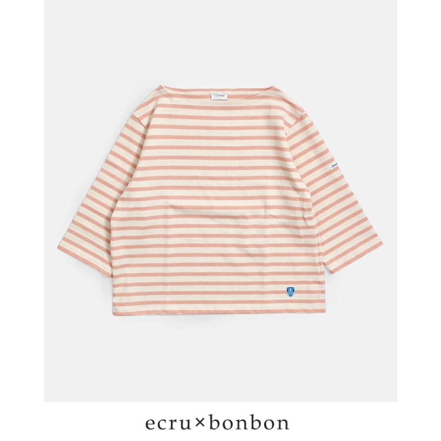 オーチバル ORCIVAL  オーシバル コットンロード ショートレングス ボートネック 半袖 Tシャツ b512 レディース  春夏海外出荷不可 2026ss新作の画像