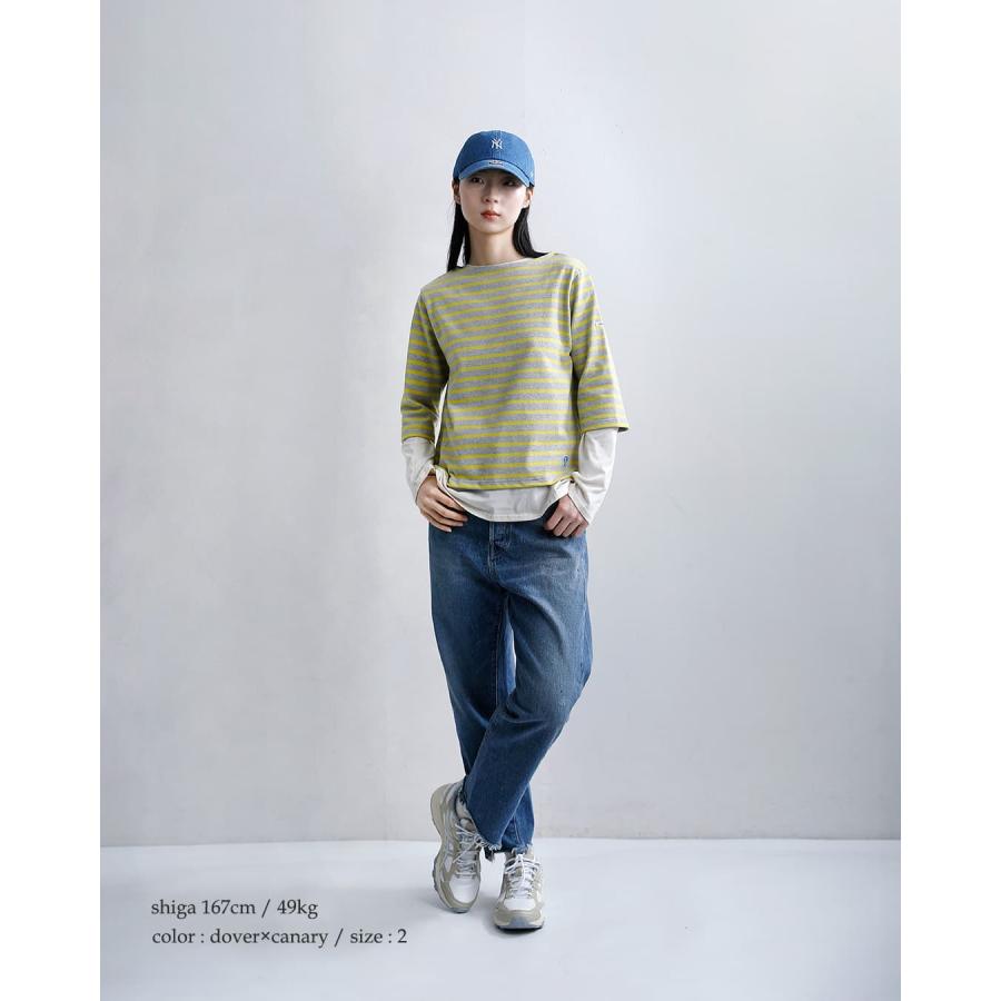 オーチバル ORCIVAL  オーシバル コットンロード ショートレングス ボートネック 半袖 Tシャツ b512 レディース  春夏海外出荷不可 2026ss新作の画像
