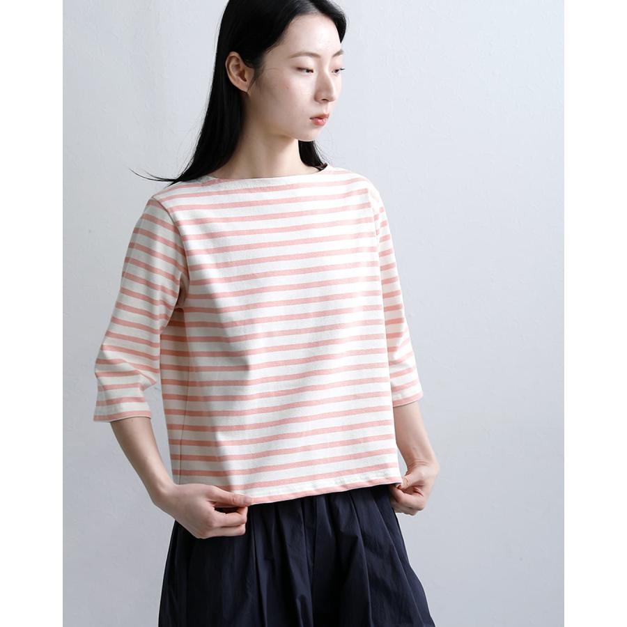 オーチバル ORCIVAL  オーシバル コットンロード ショートレングス ボートネック 半袖 Tシャツ b512 レディース  春夏海外出荷不可 2026ss新作の画像