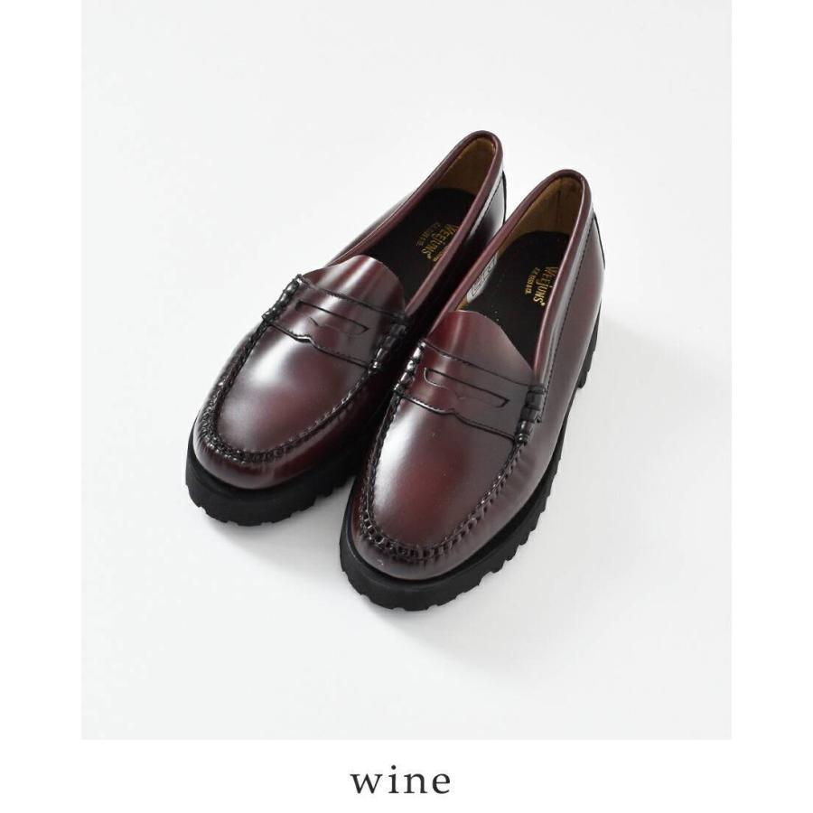 G.H.BASS（ジーエイチバス） プラットフォームレザーペニーローファー